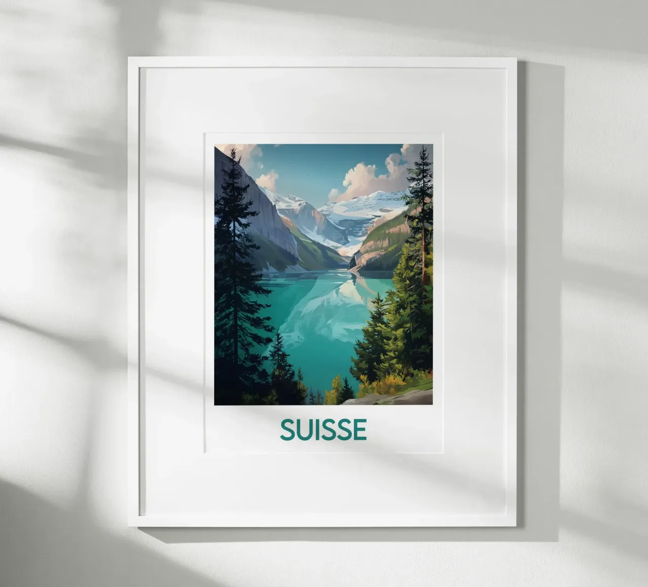 Poster Schweiz Poster von Frame the World