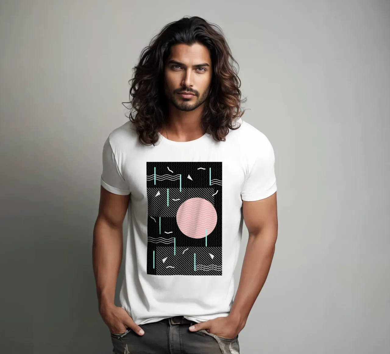 Memphis Summer Night t-shirt by SilverPegasus