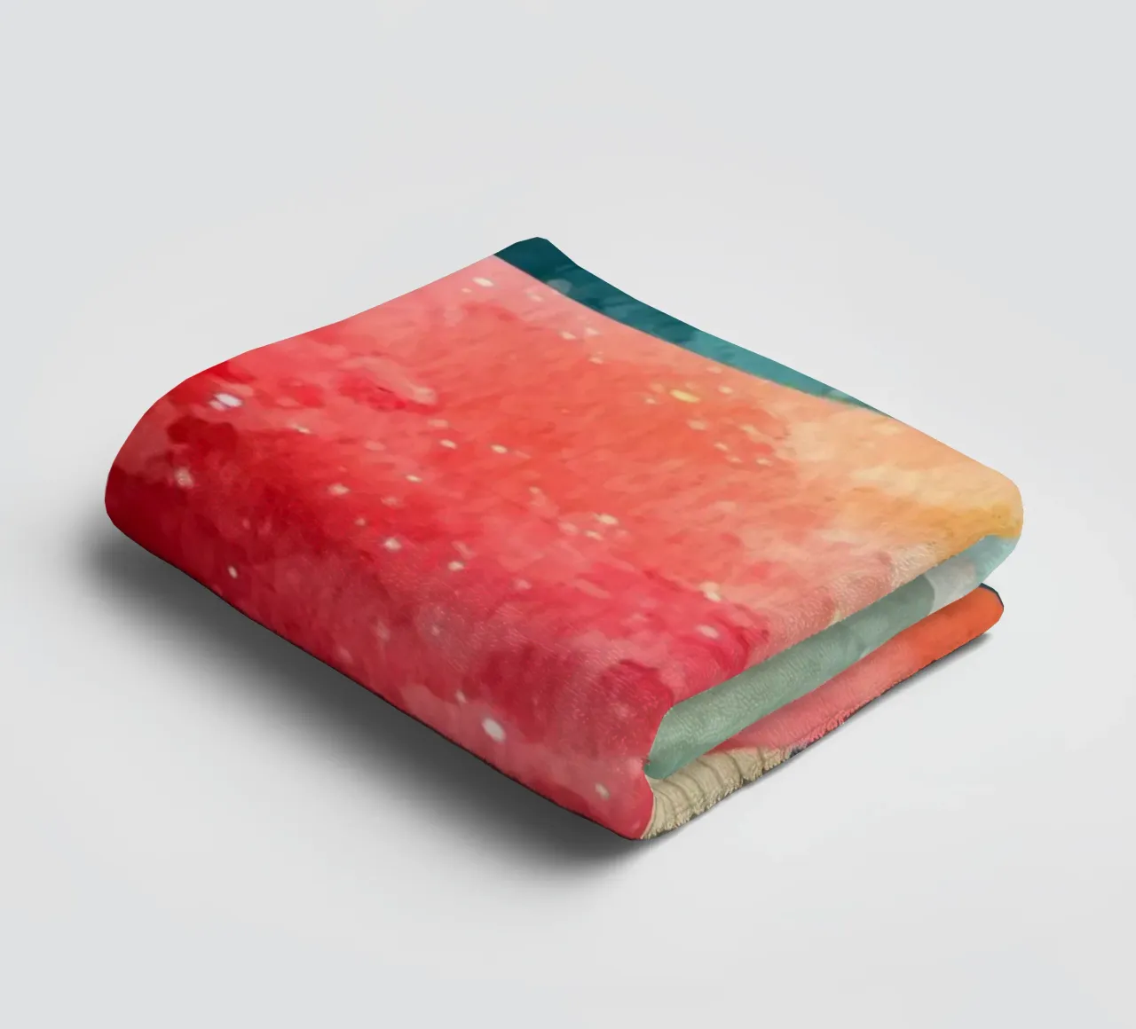 Baleine rose rêveuse flottant dans un ciel étoilé serviette de bain de Modern Muse