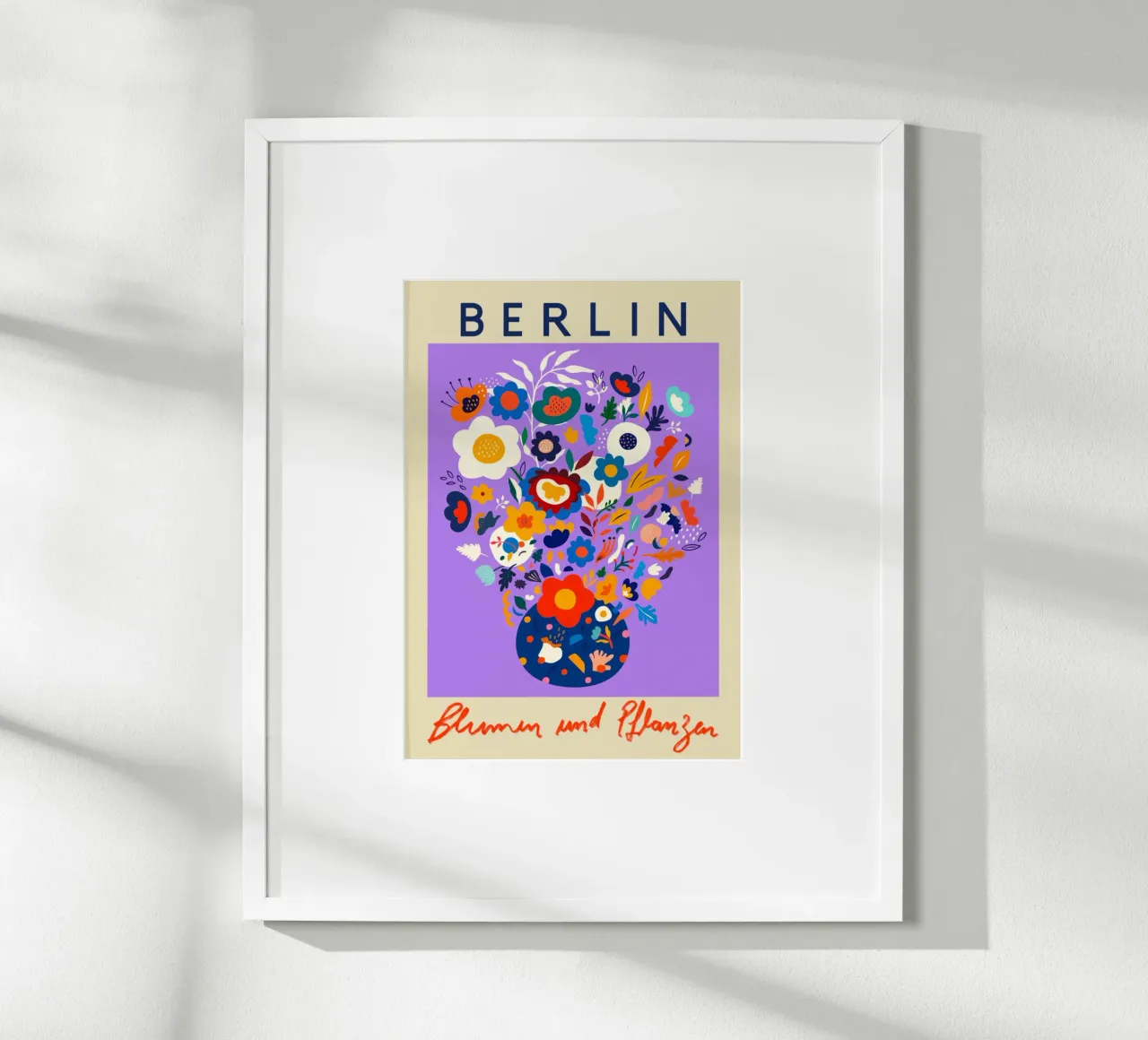 Mercato dei fiori di Berlino poster da Klia M_Art