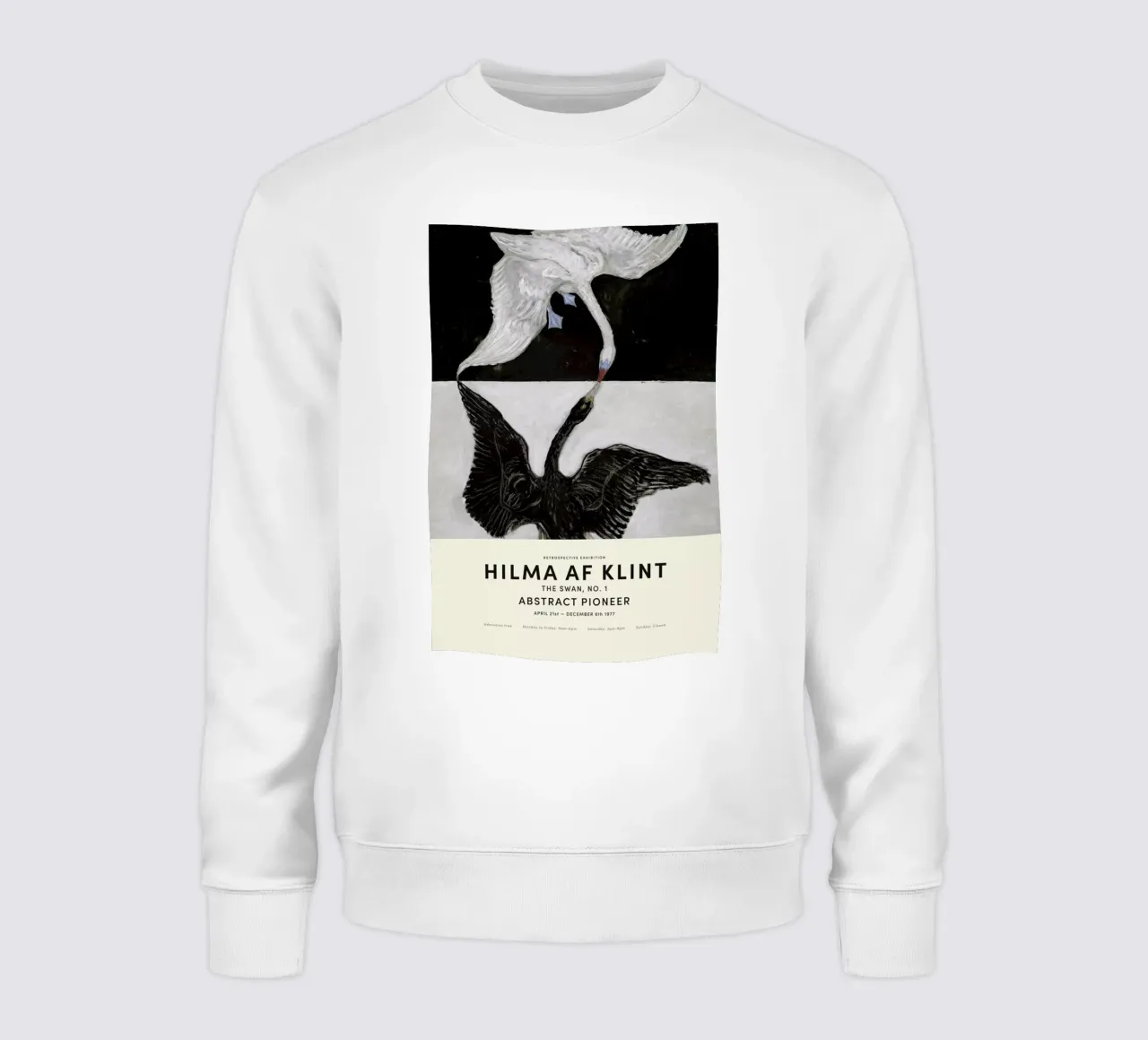 Hilma af Klint - The Swan, No. 1 felpa da Vintage by JUNIQE