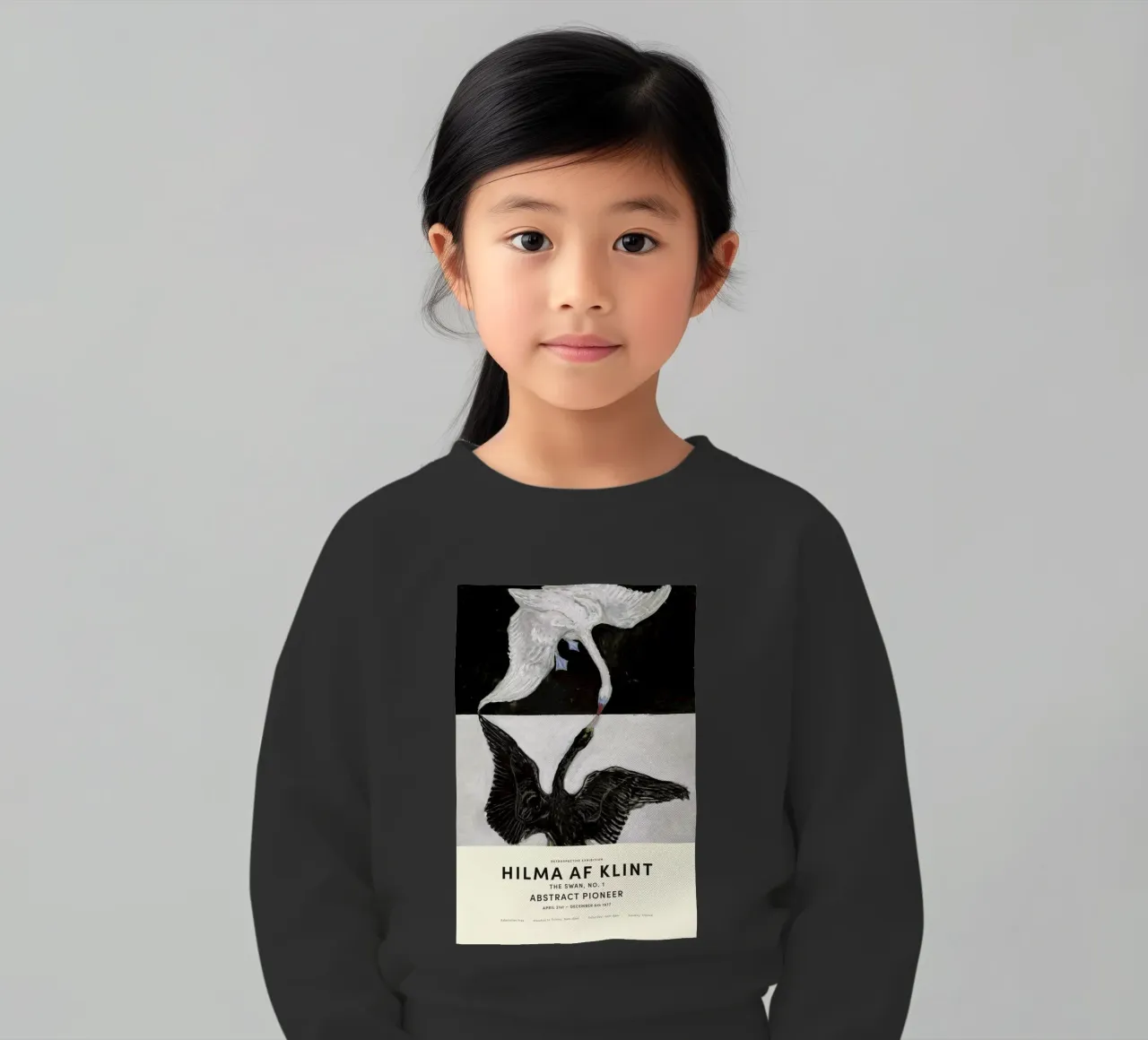 Hilma af Klint - The Swan, No. 1 felpa bambino da Vintage by JUNIQE