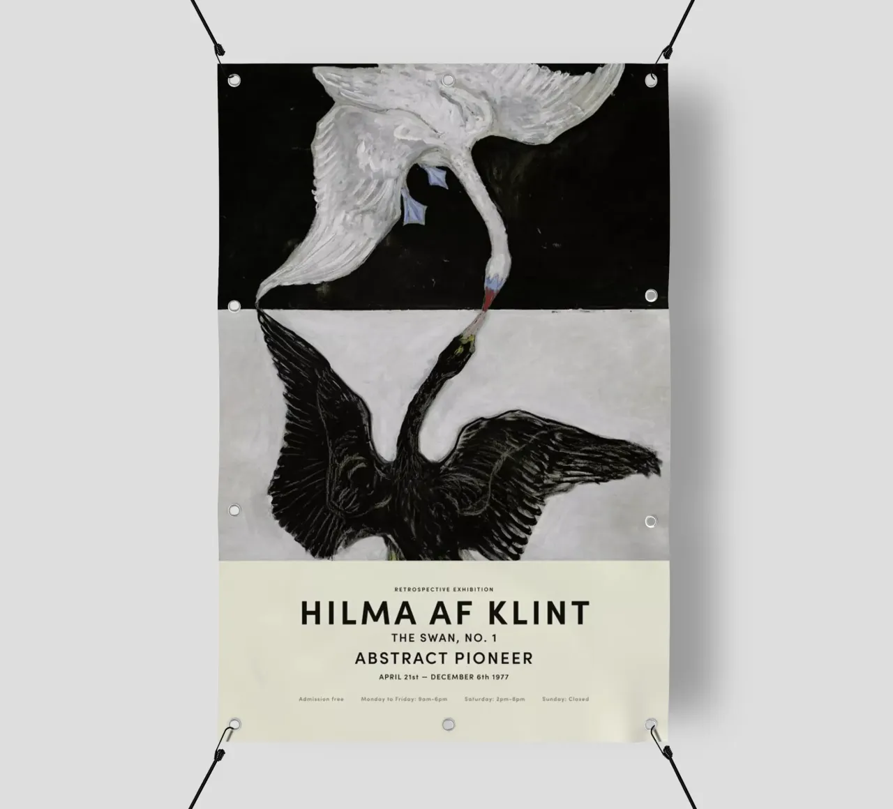 Hilma af Klint - The Swan, No. 1 telo in pvc da Vintage by JUNIQE