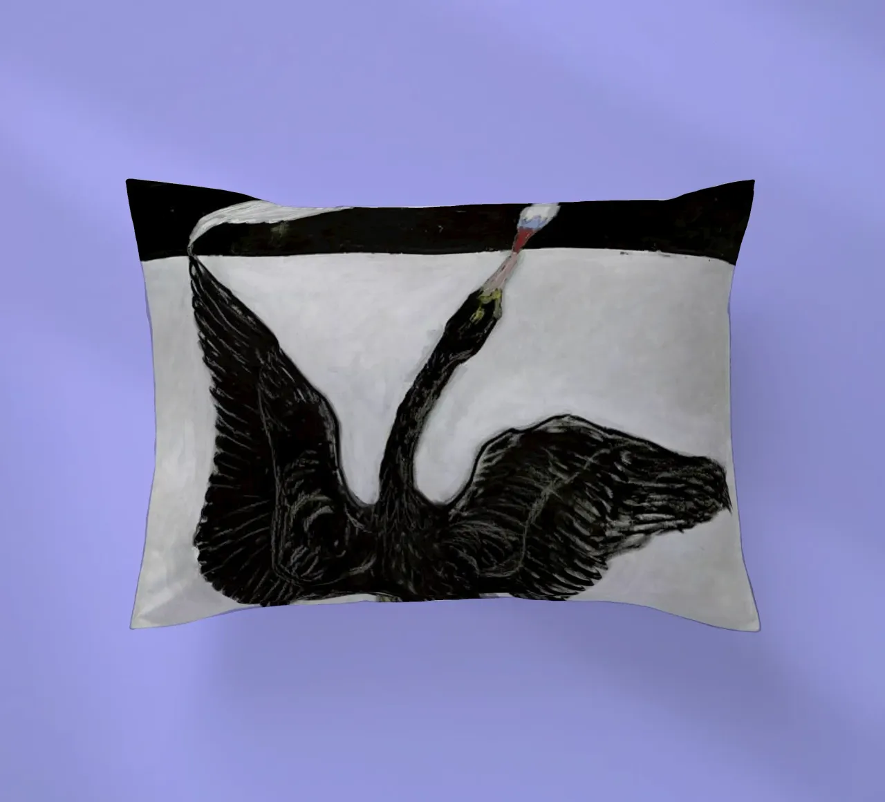 Hilma af Klint - The Swan, No. 1 cuscino da Vintage by JUNIQE