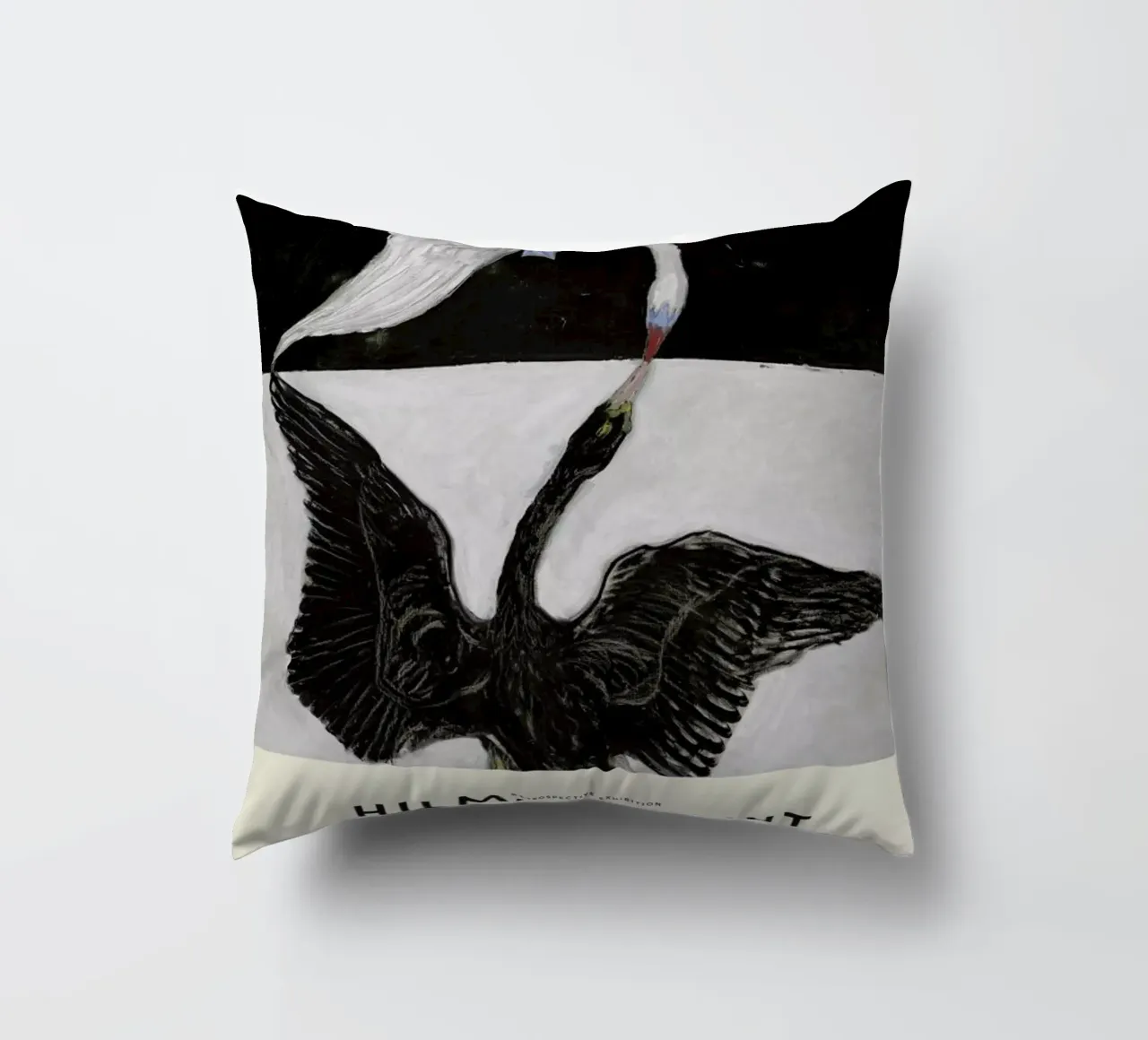 Hilma af Klint - The Swan, No. 1 cuscino da Vintage by JUNIQE