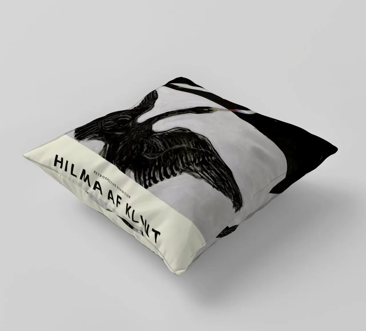 Hilma af Klint - The Swan, No. 1 cuscino da Vintage by JUNIQE