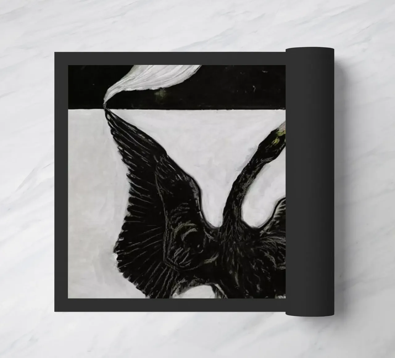 Hilma af Klint - The Swan, No. 1 zerbino da Vintage by JUNIQE