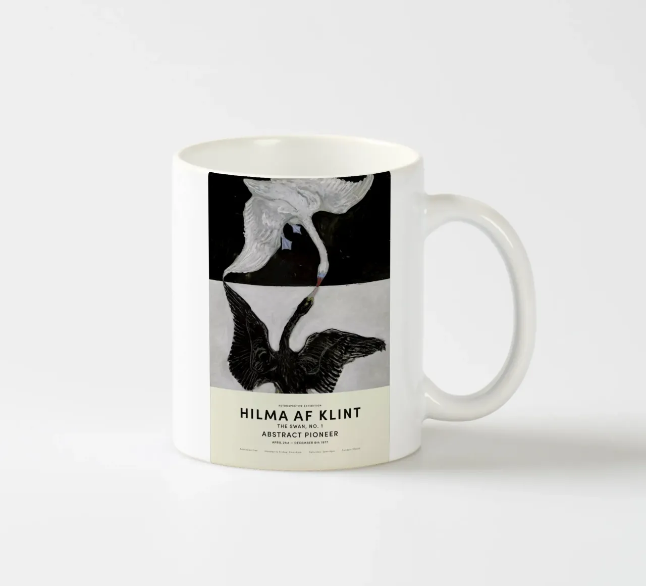 Hilma af Klint - The Swan, No. 1 tazza in ceramica da Vintage by JUNIQE