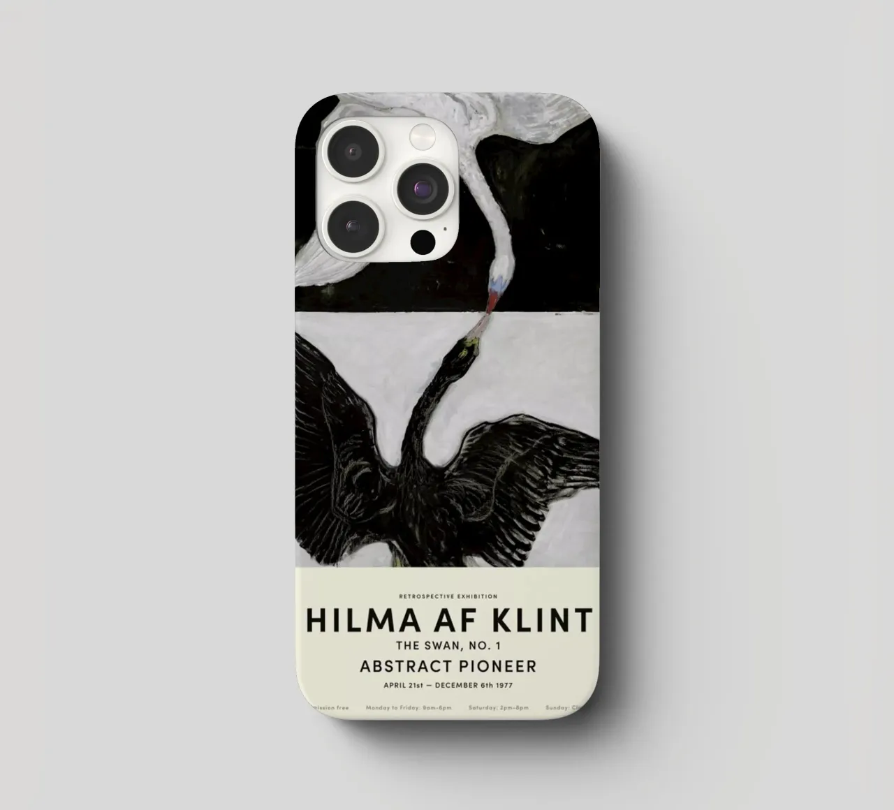 Hilma af Klint - The Swan, No. 1 cover iphone da Vintage by JUNIQE