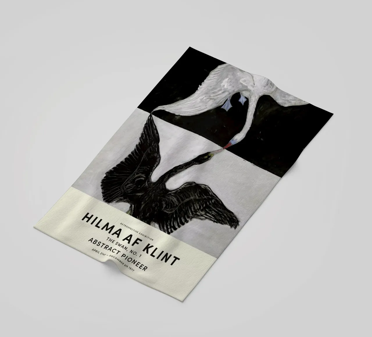 Hilma af Klint - The Swan, No. 1 telo mare da Vintage by JUNIQE