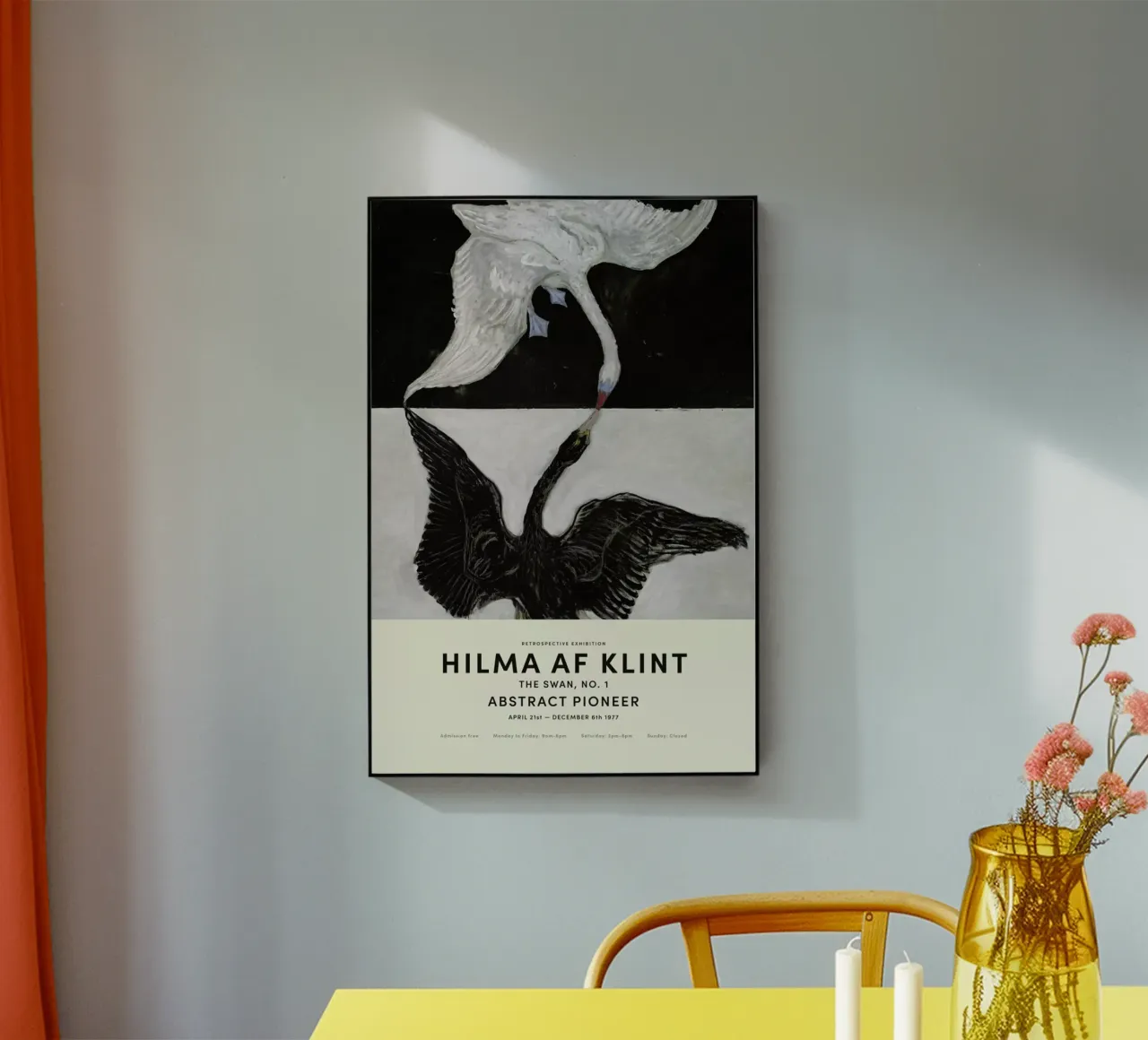 Hilma af Klint - The Swan, No. 1 plexiglass da Vintage by JUNIQE