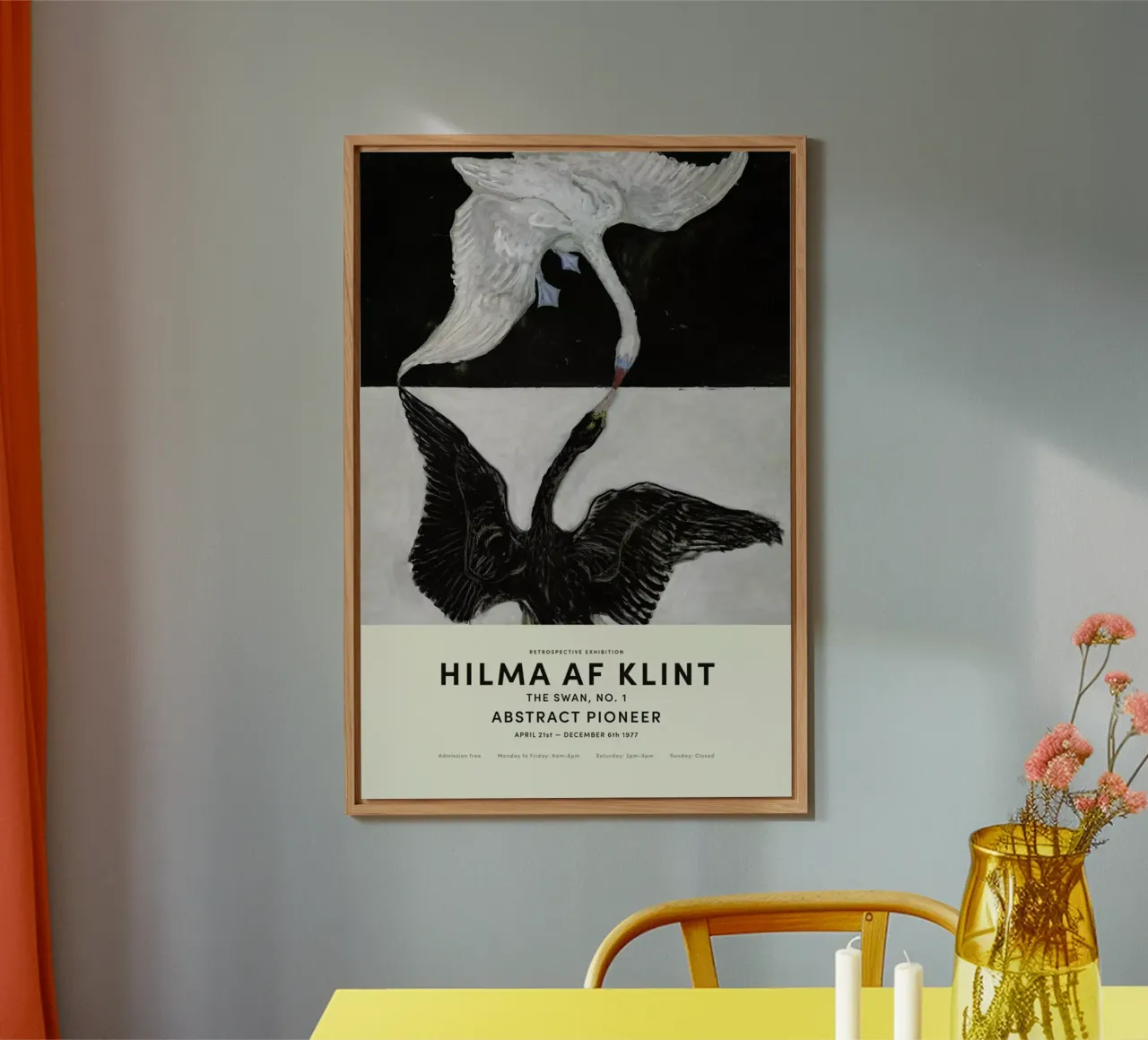 Hilma af Klint - The Swan, No. 1 pannello forex da Vintage by JUNIQE