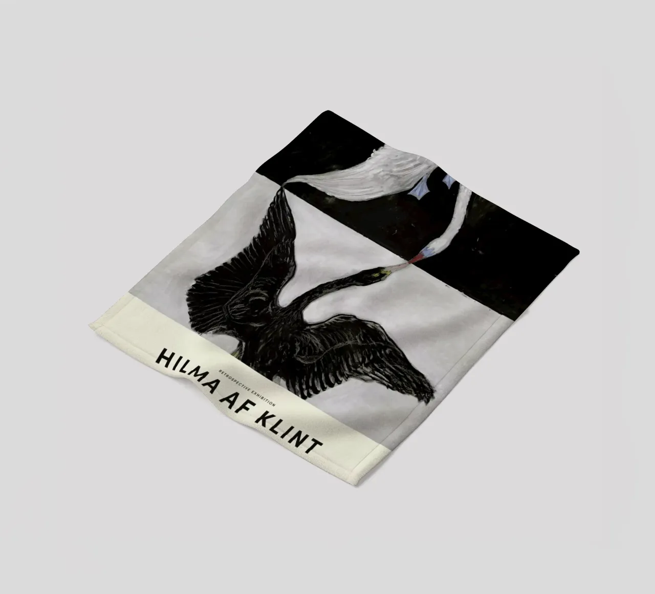 Hilma af Klint - The Swan, No. 1 coperta in pile da Vintage by JUNIQE