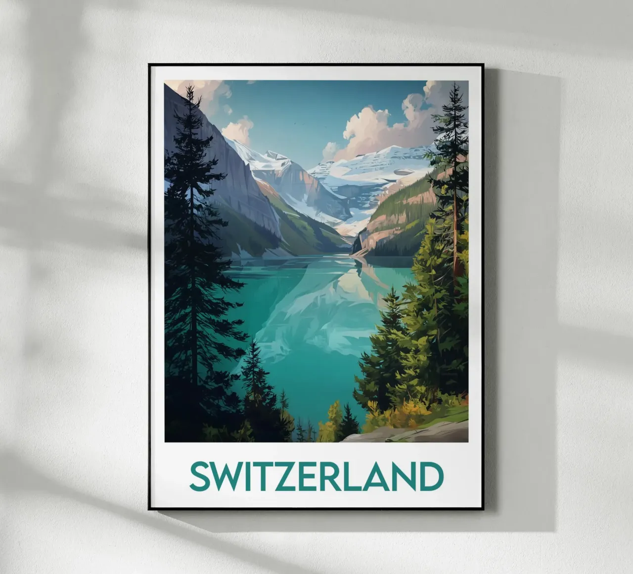 Poster Svizzera plexiglass da Frame the World