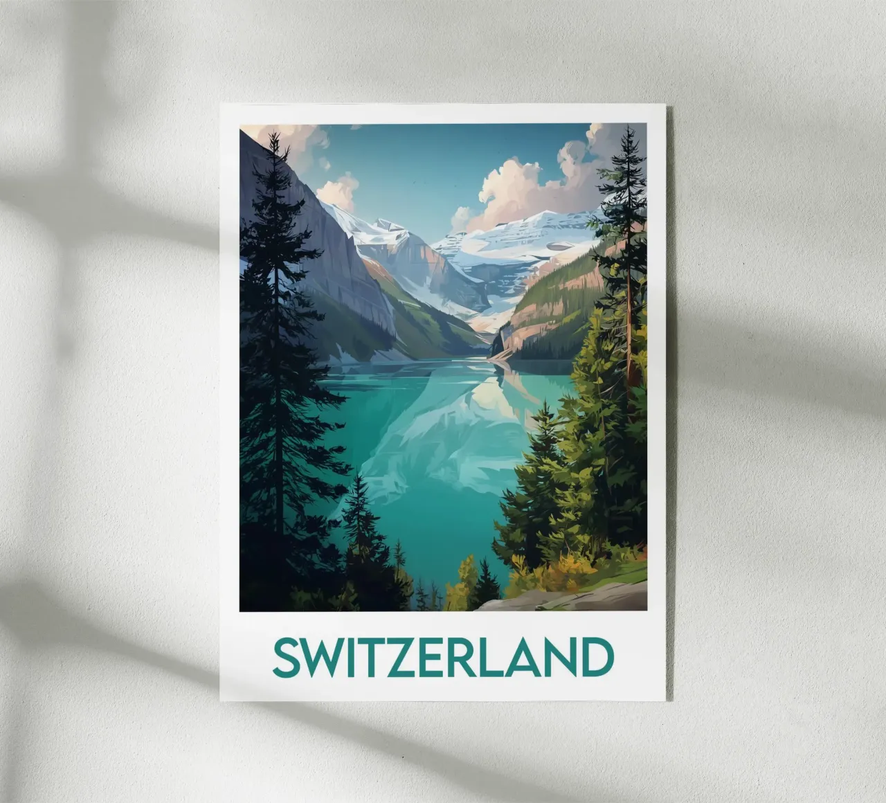 Poster Svizzera plexiglass da Frame the World