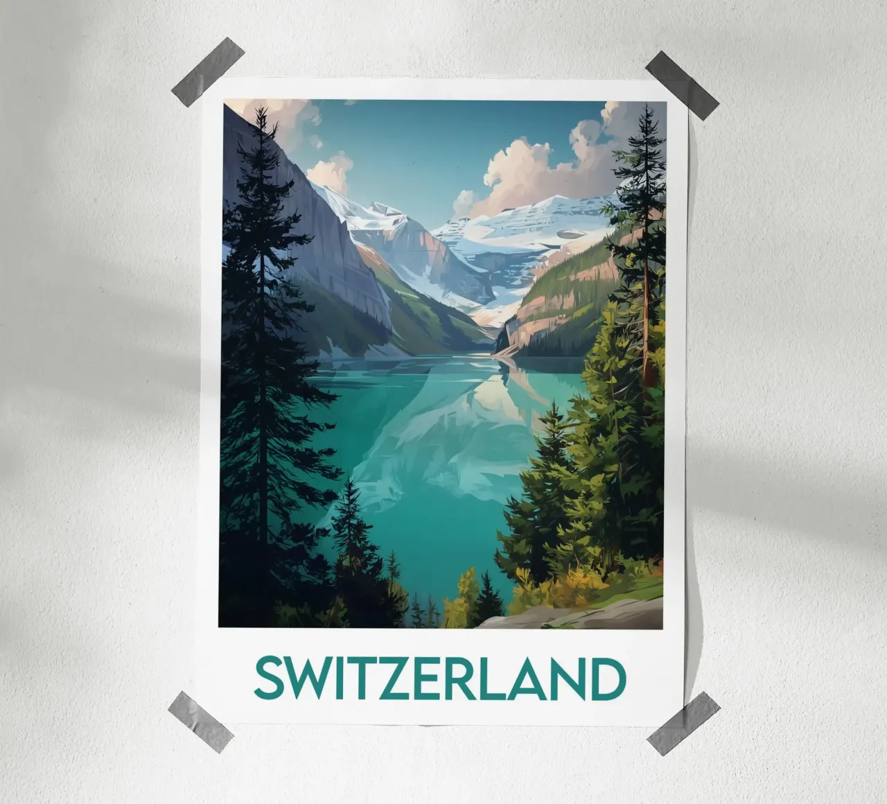Poster Svizzera poster da Frame the World