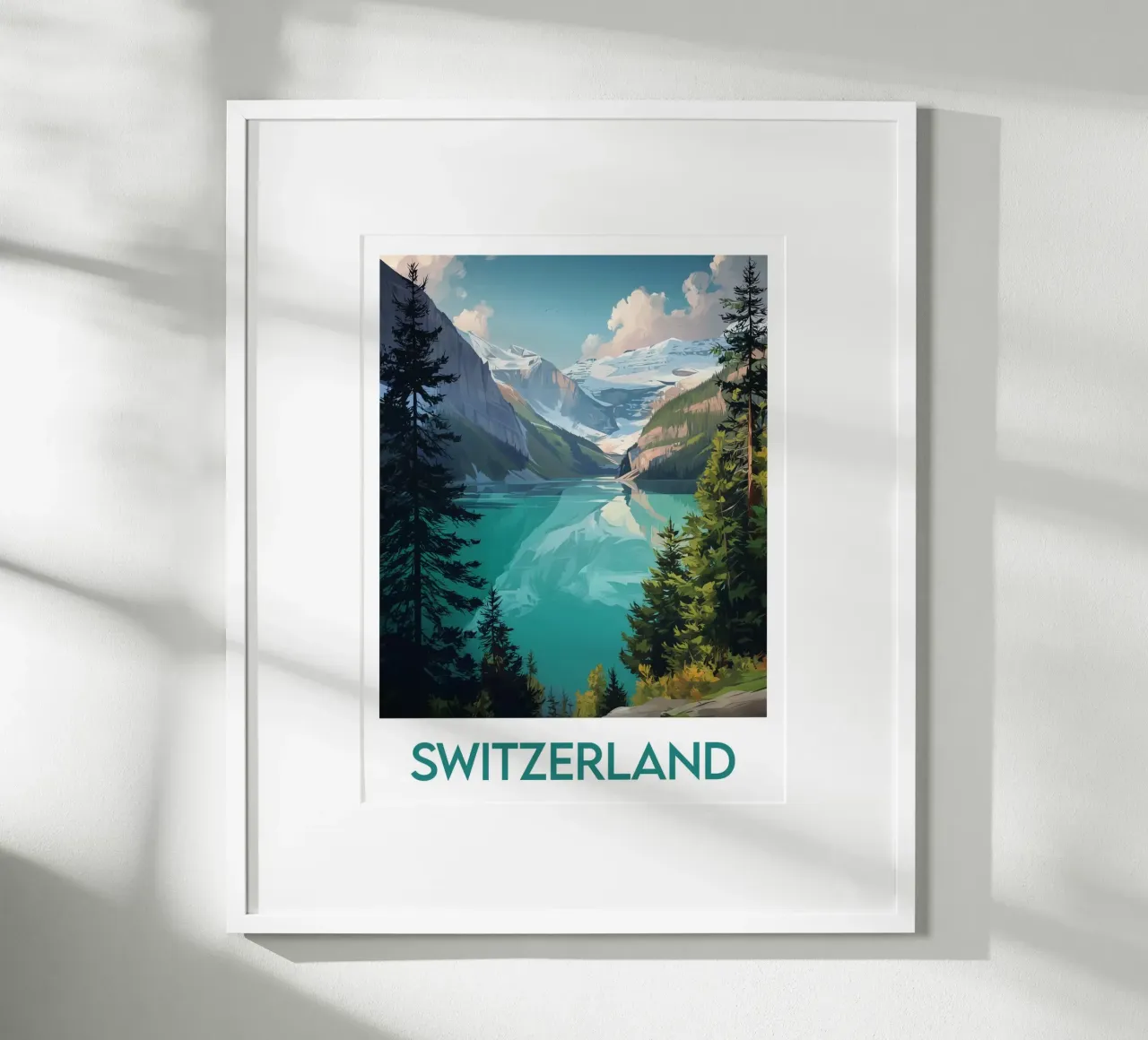 Poster Svizzera poster da Frame the World