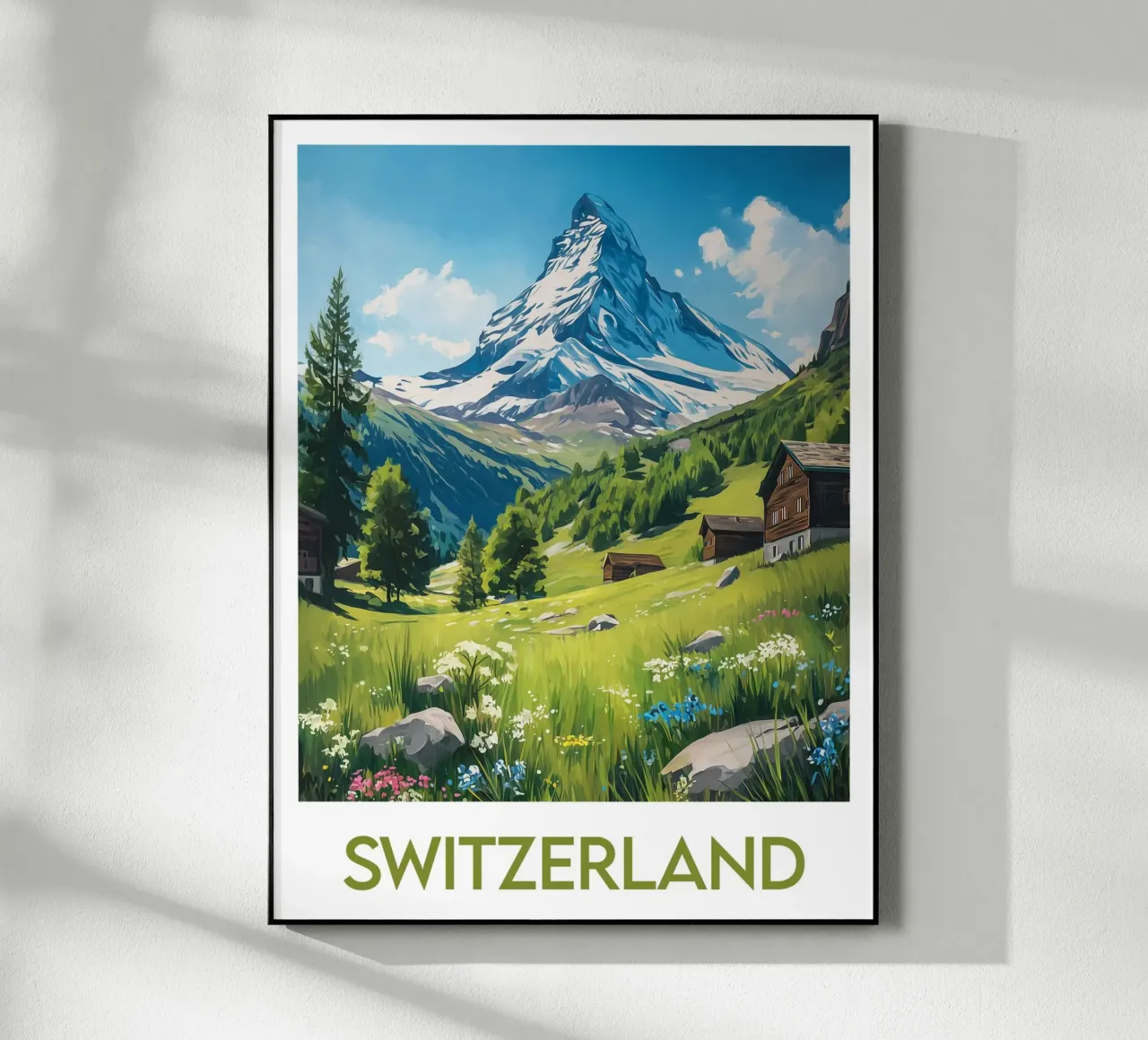 Poster Svizzera plexiglass da Frame the World