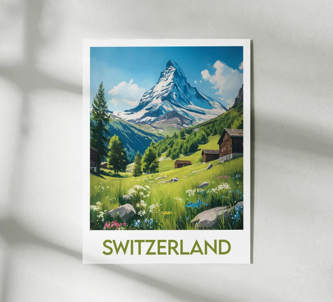Poster Svizzera plexiglass da Frame the World