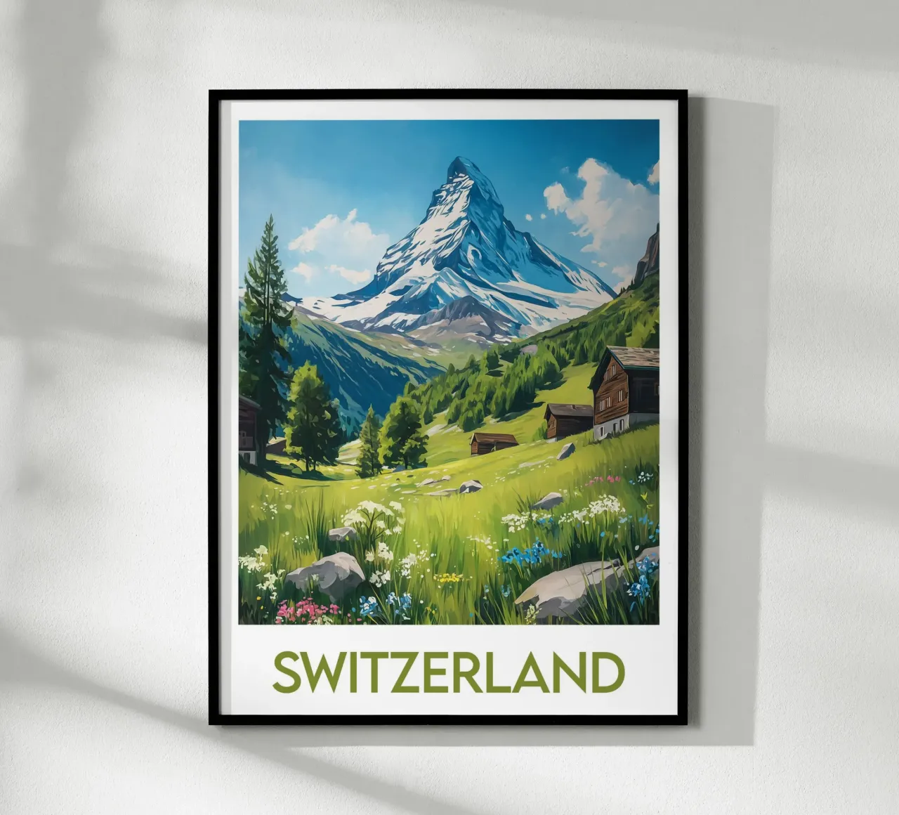 Poster Svizzera poster da Frame the World