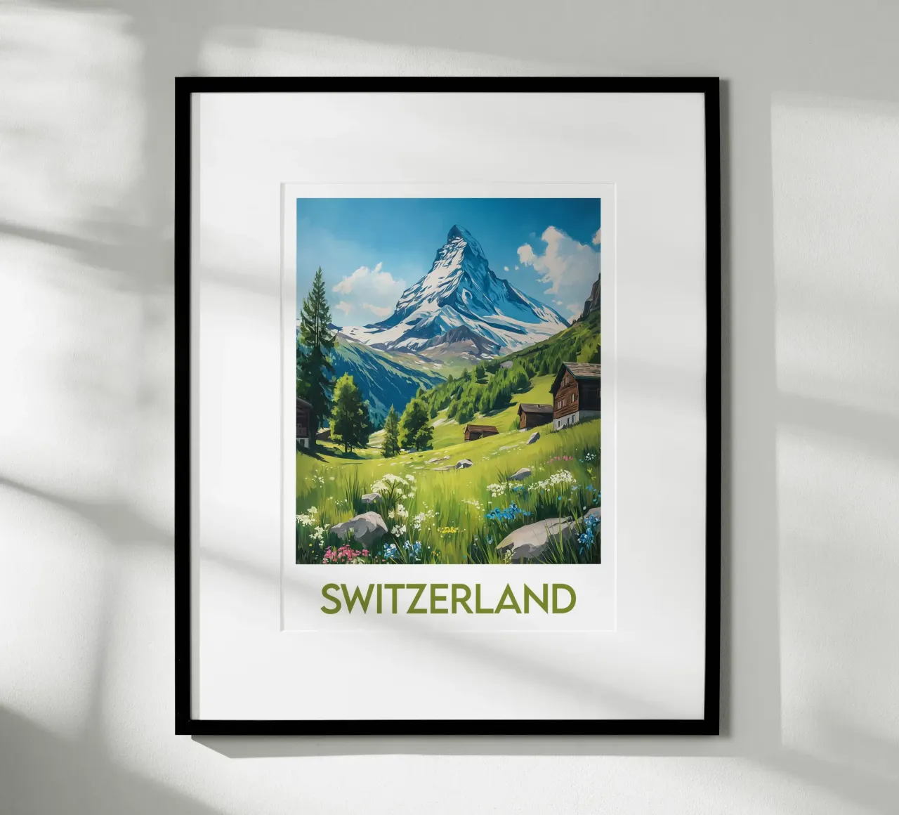 Poster Svizzera poster da Frame the World