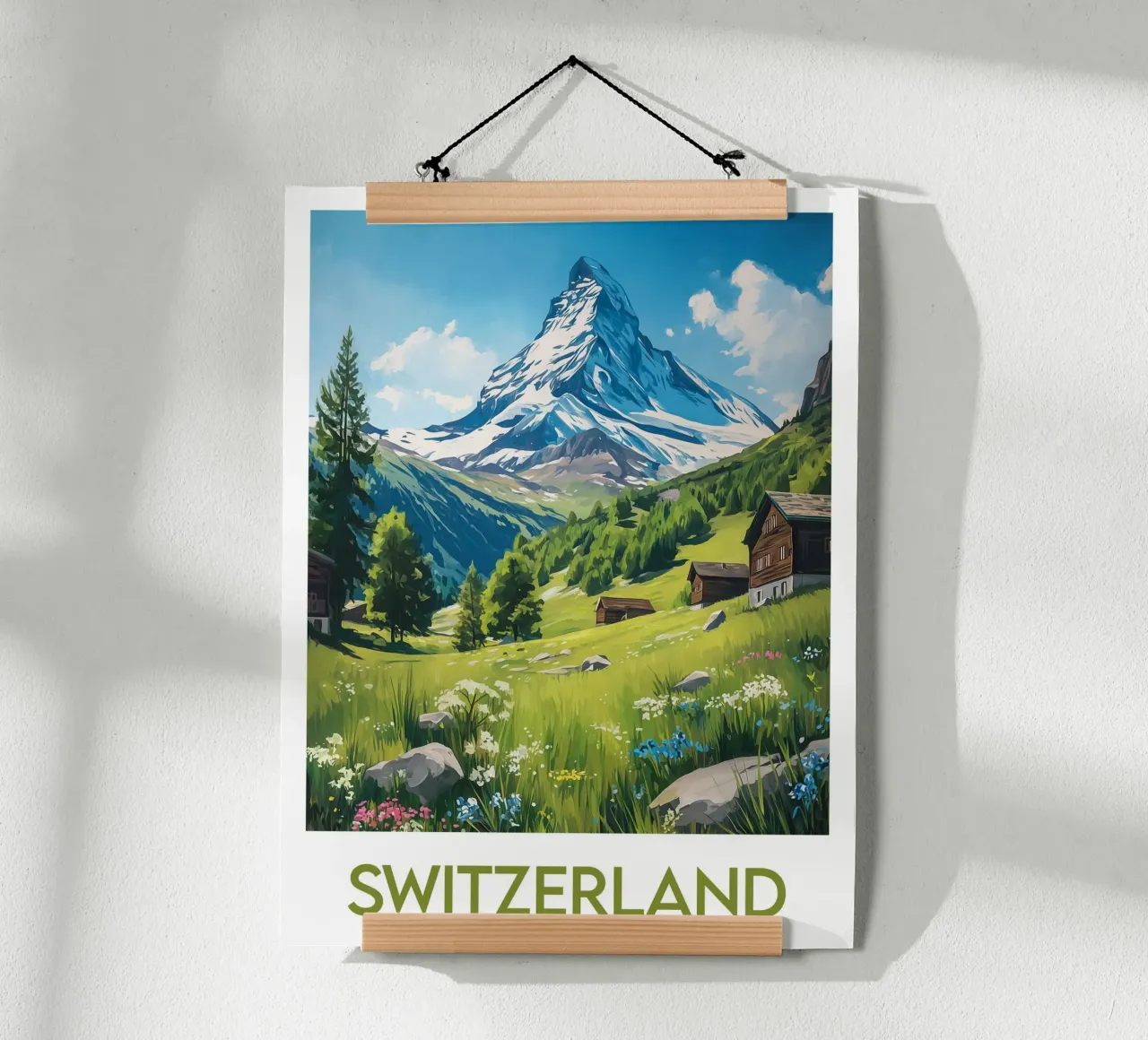 Poster Svizzera poster da Frame the World