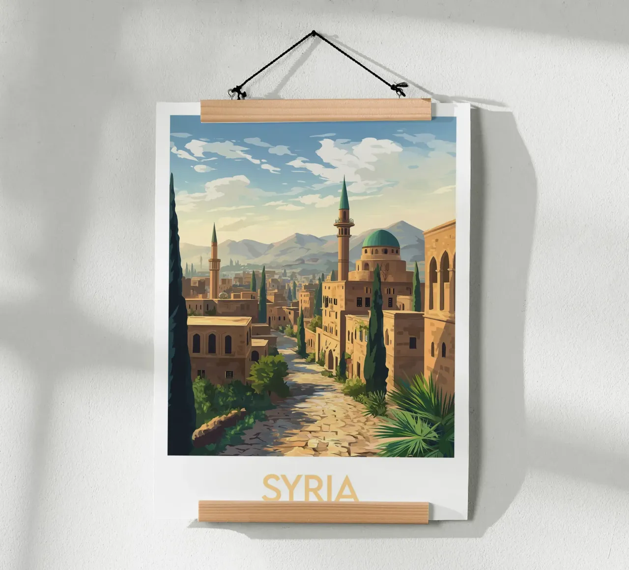Affiche Siria poster con telaio in plastica da Frame the World