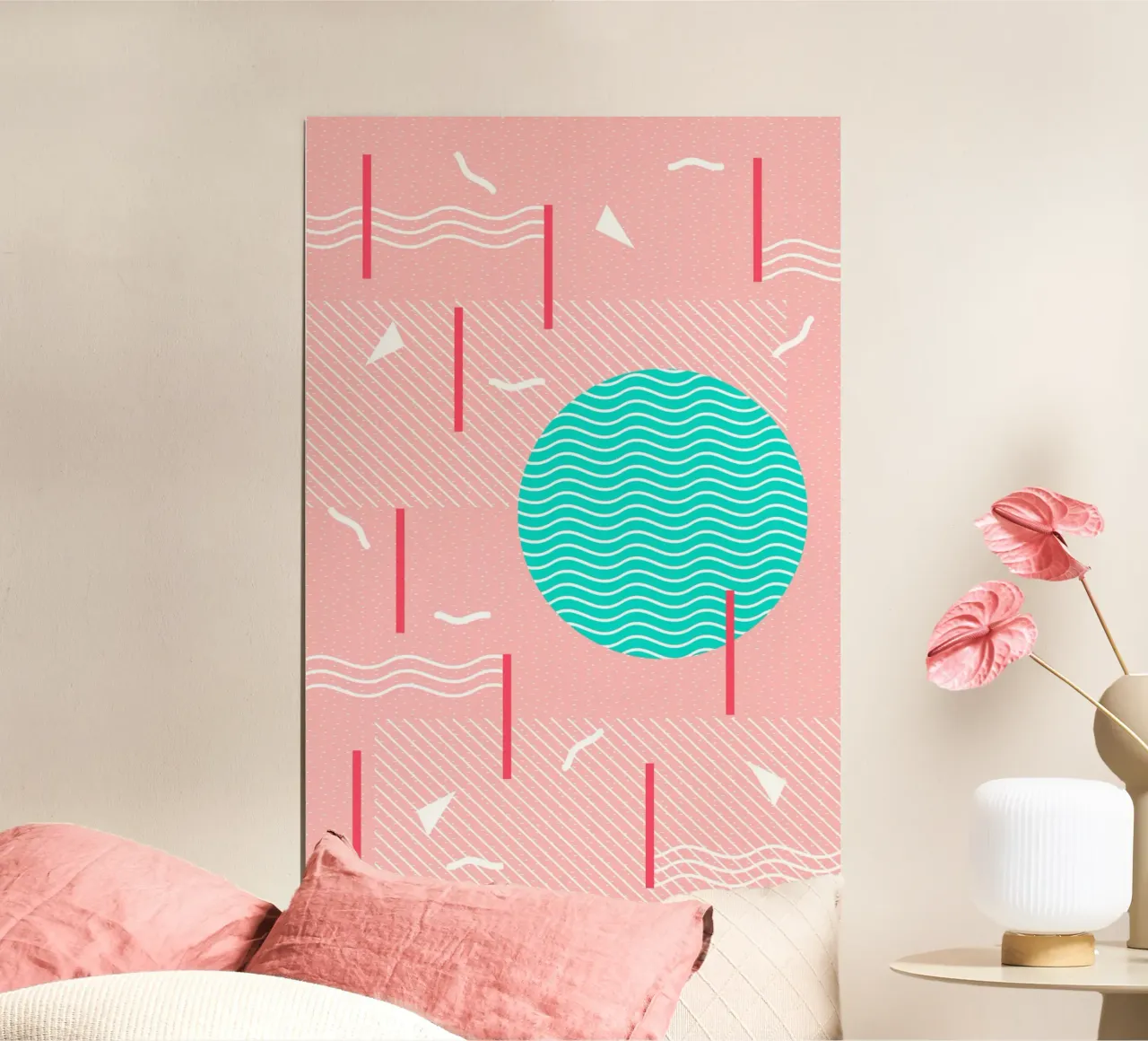 Sprazzi d'estate a Memphis poster con telaio in plastica da SilverPegasus