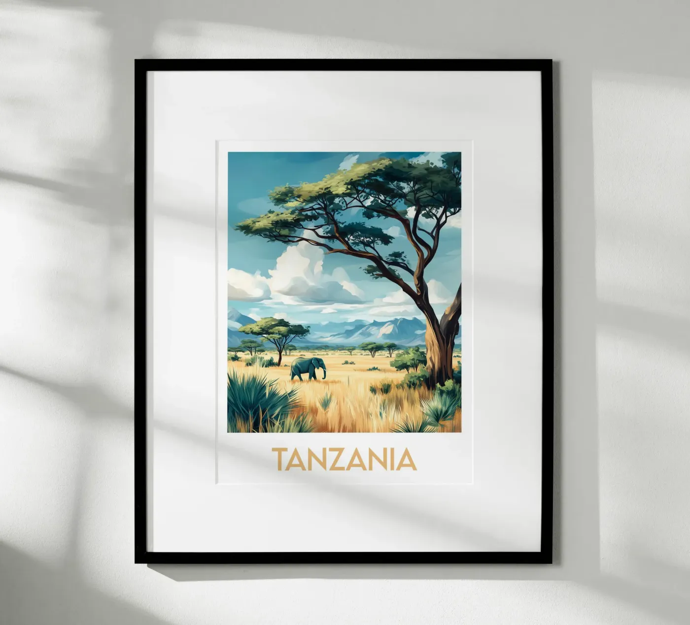 Affiche Tanzanie poster da Frame the World