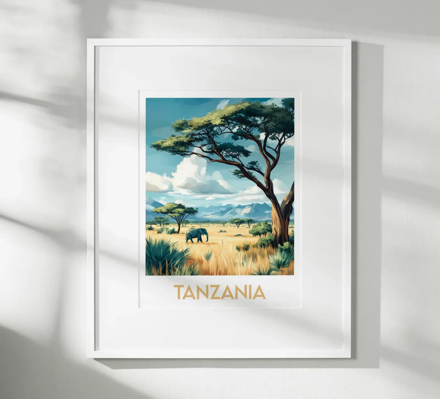 Affiche Tanzanie poster da Frame the World