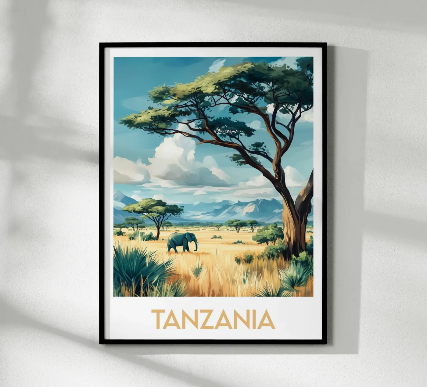 Affiche Tanzanie poster da Frame the World