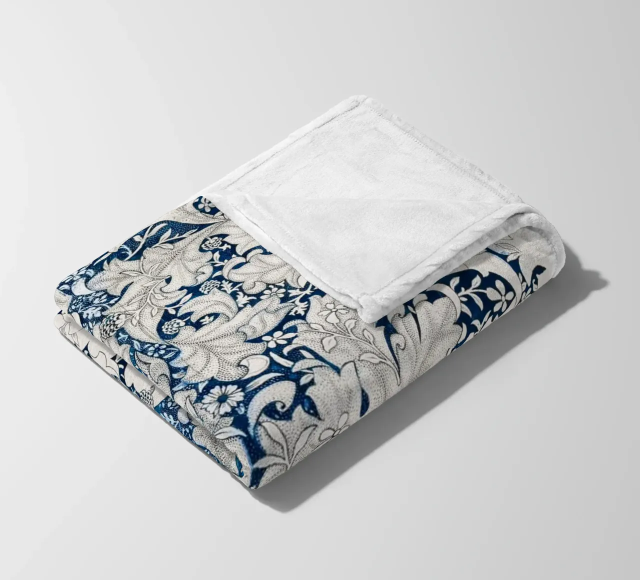 Pattern Blumen Deko Fleecedecke von Second Canvas