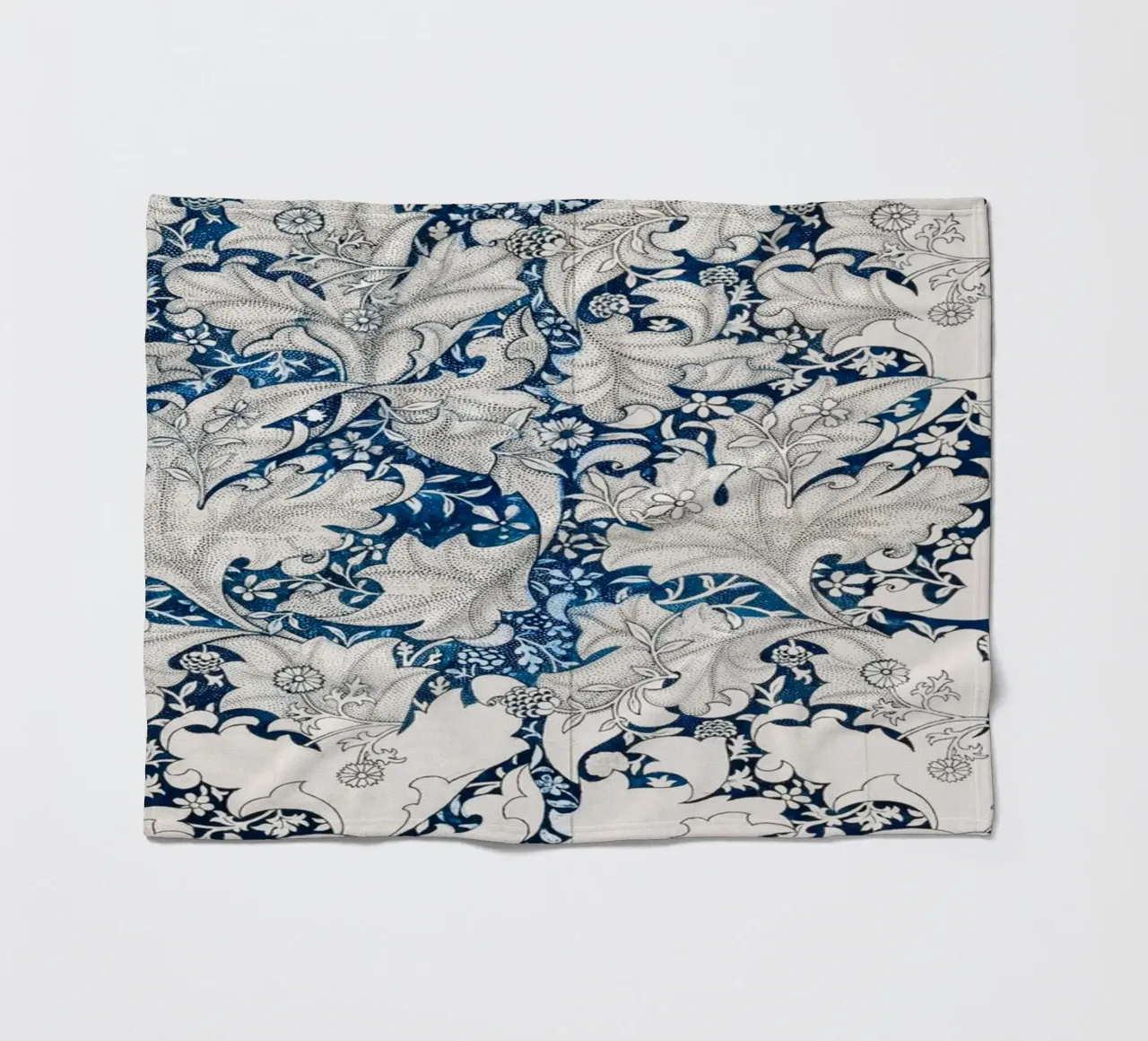 Pattern Blumen Deko Fleecedecke von Second Canvas