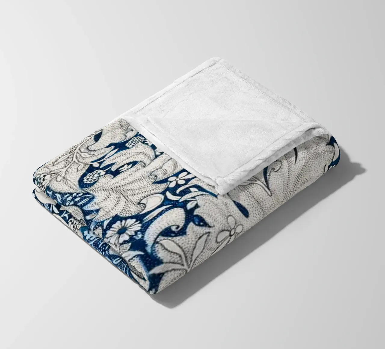 Pattern Blumen Deko Fleecedecke von Second Canvas