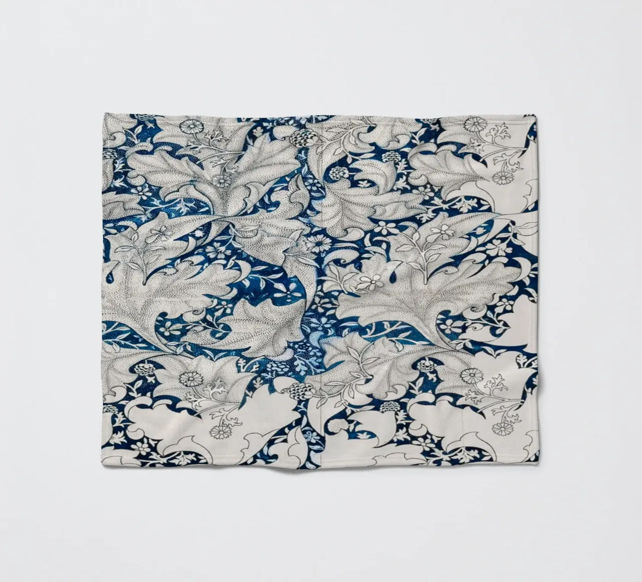 Pattern Blumen Deko Fleecedecke von Second Canvas