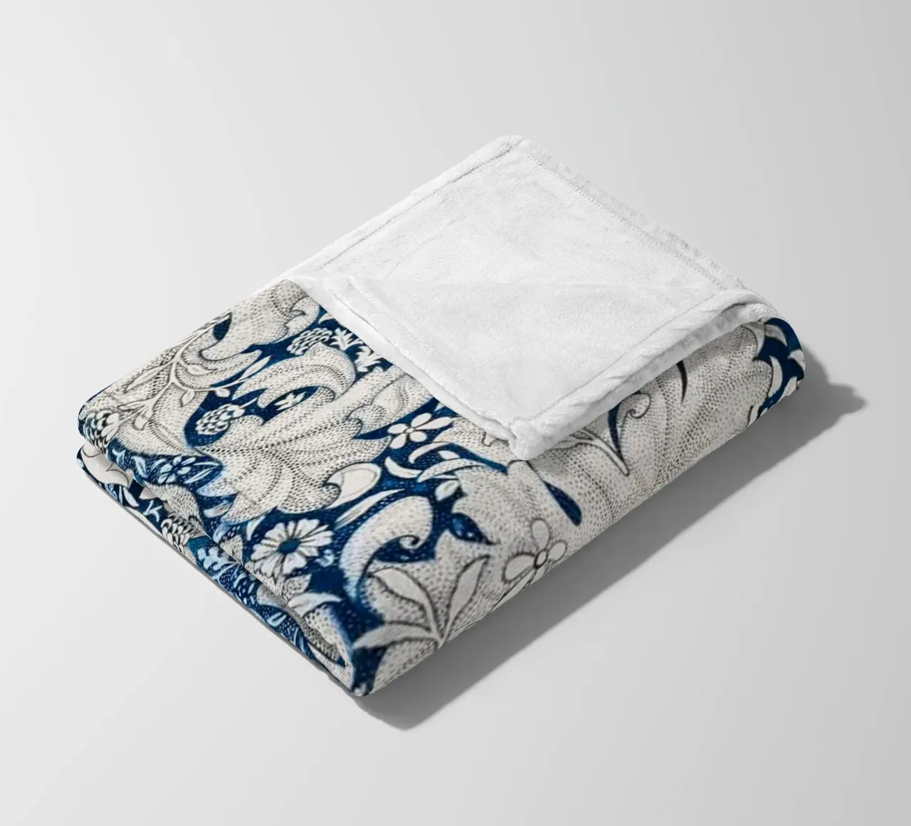 Pattern Blumen Deko Fleecedecke von Second Canvas