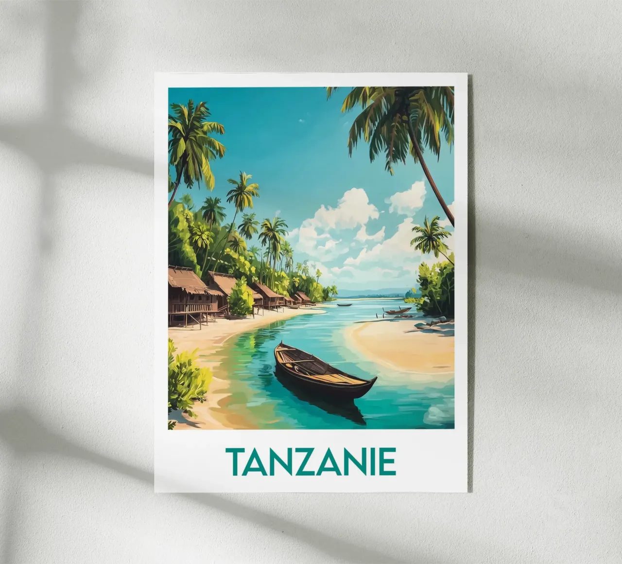 Affiche Tanzanie plexiglass da Frame the World