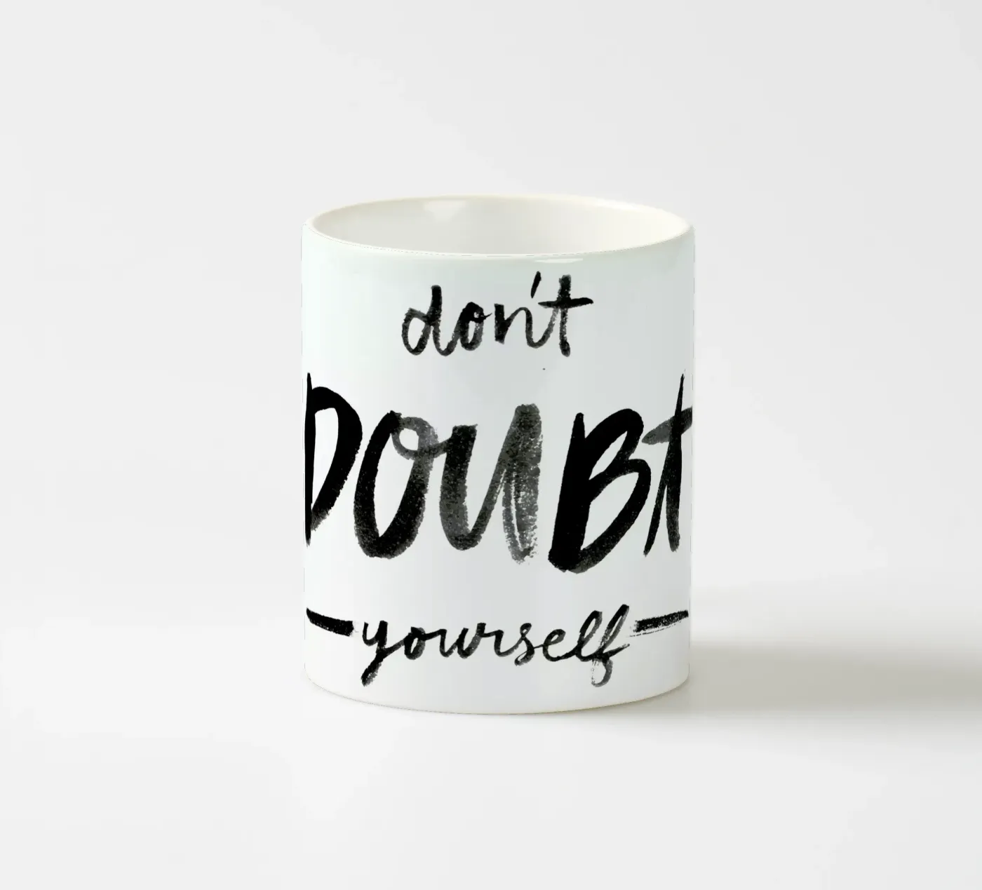 Dont Doubt ceramic mug by Dead Language