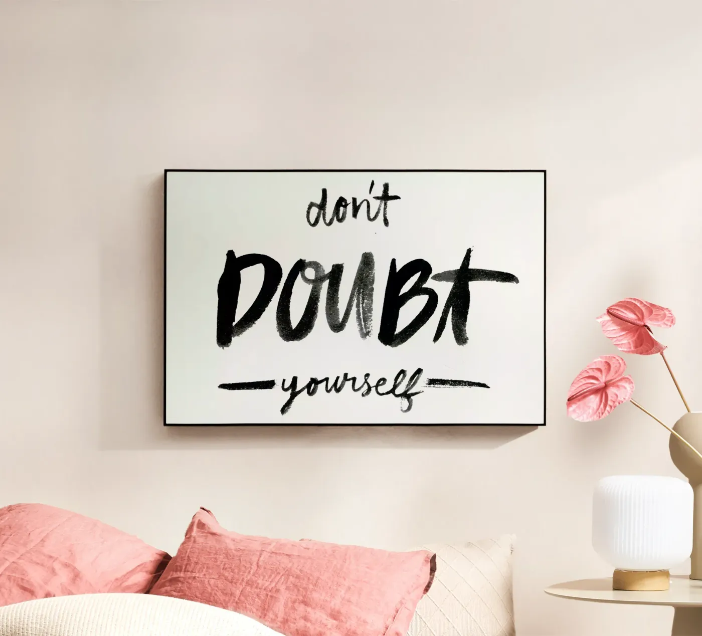 Dont Doubt plexiglass da Dead Language