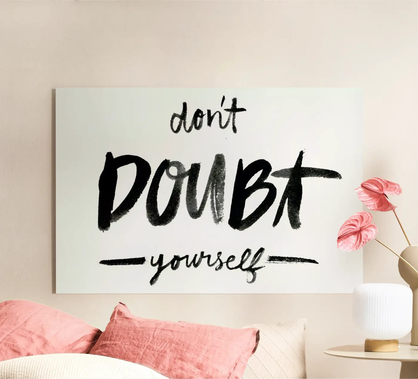 Dont Doubt plexiglass da Dead Language