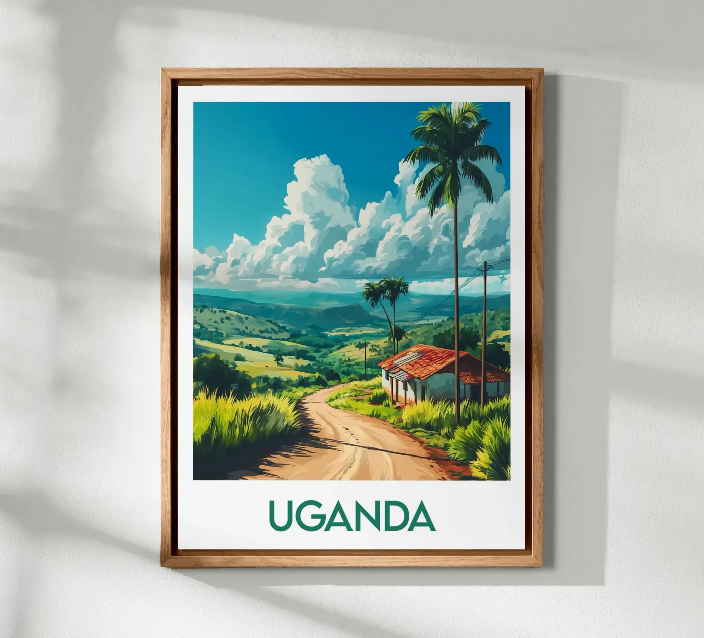 Affiche Uganda pannello forex da Frame the World