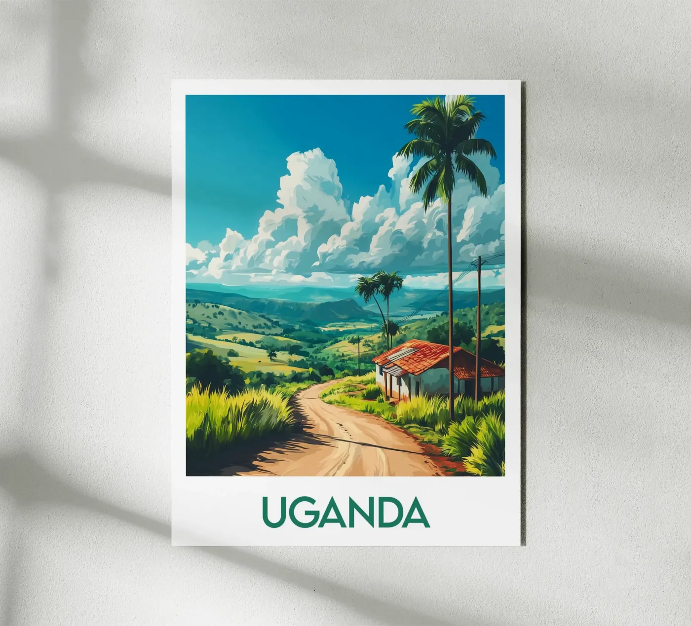 Affiche Uganda pannello forex da Frame the World