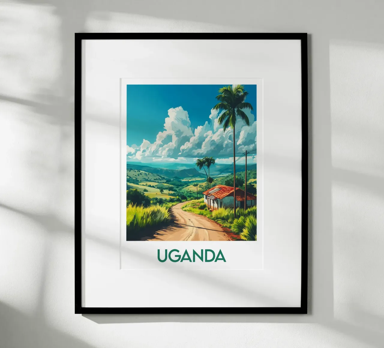 Affiche Uganda poster da Frame the World