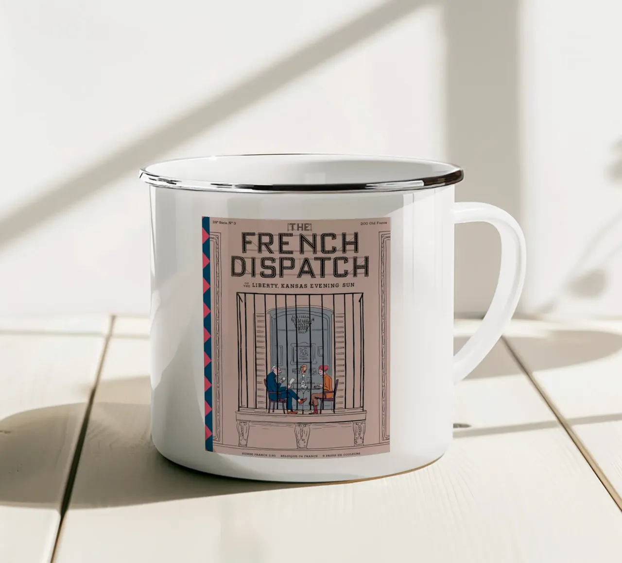 Il team creativo ha progettato il dispaccio francese tazza in smalto da MIa_Dispath