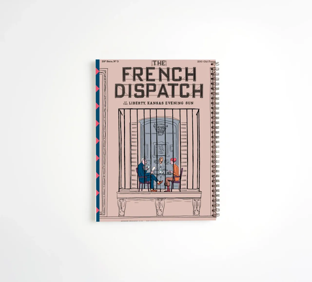 Creative Team Designed The French Dispatch spiral notebook by MIa_Dispath