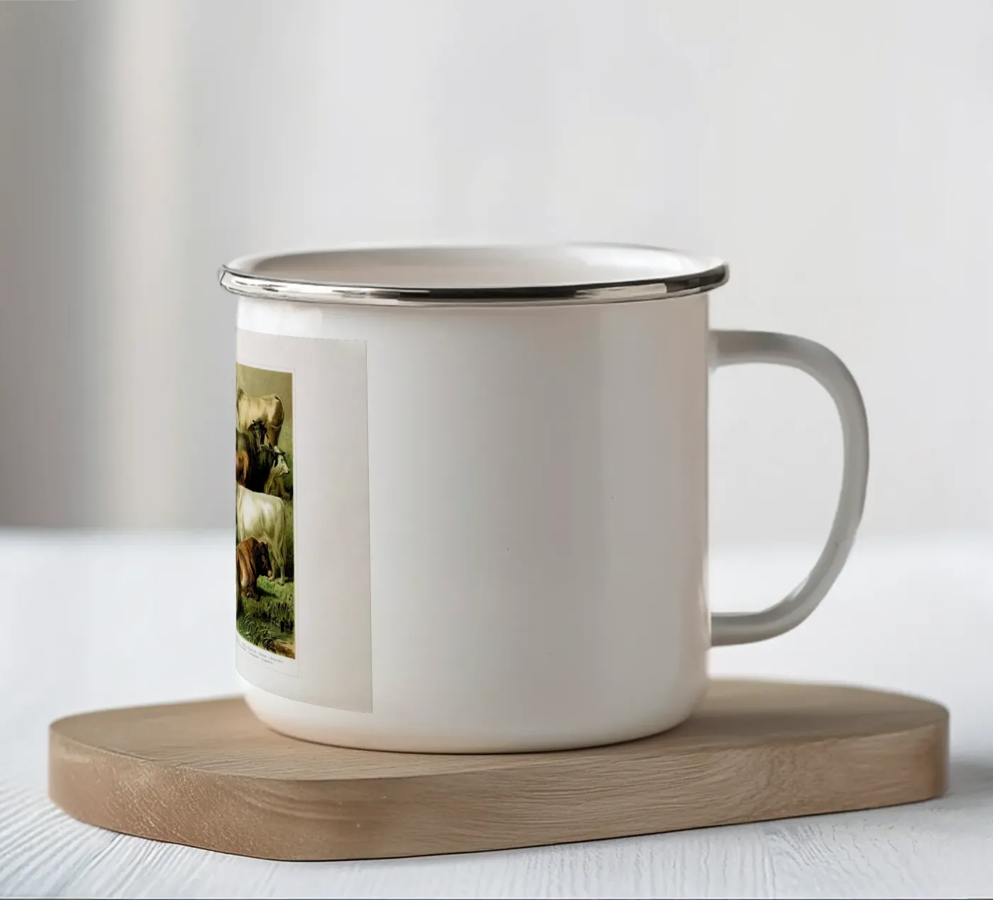 Herd enamel mug by Flora & Fauna