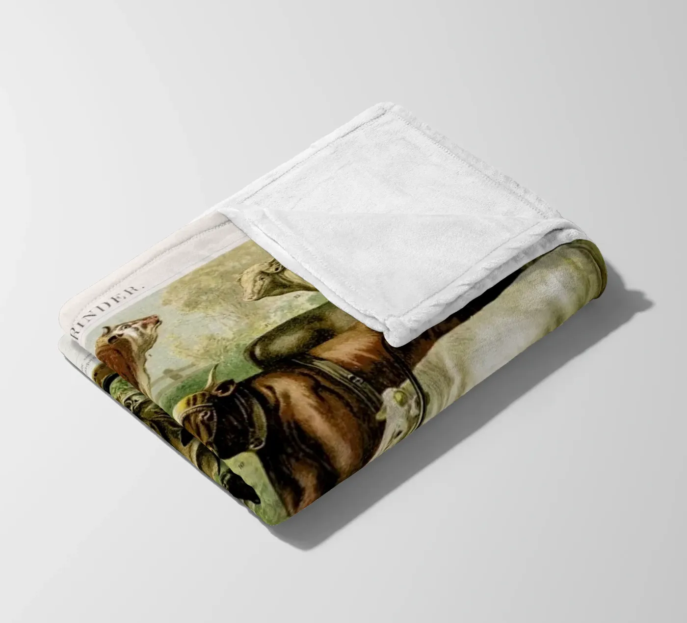 Herd plaid polaire de Flora & Fauna