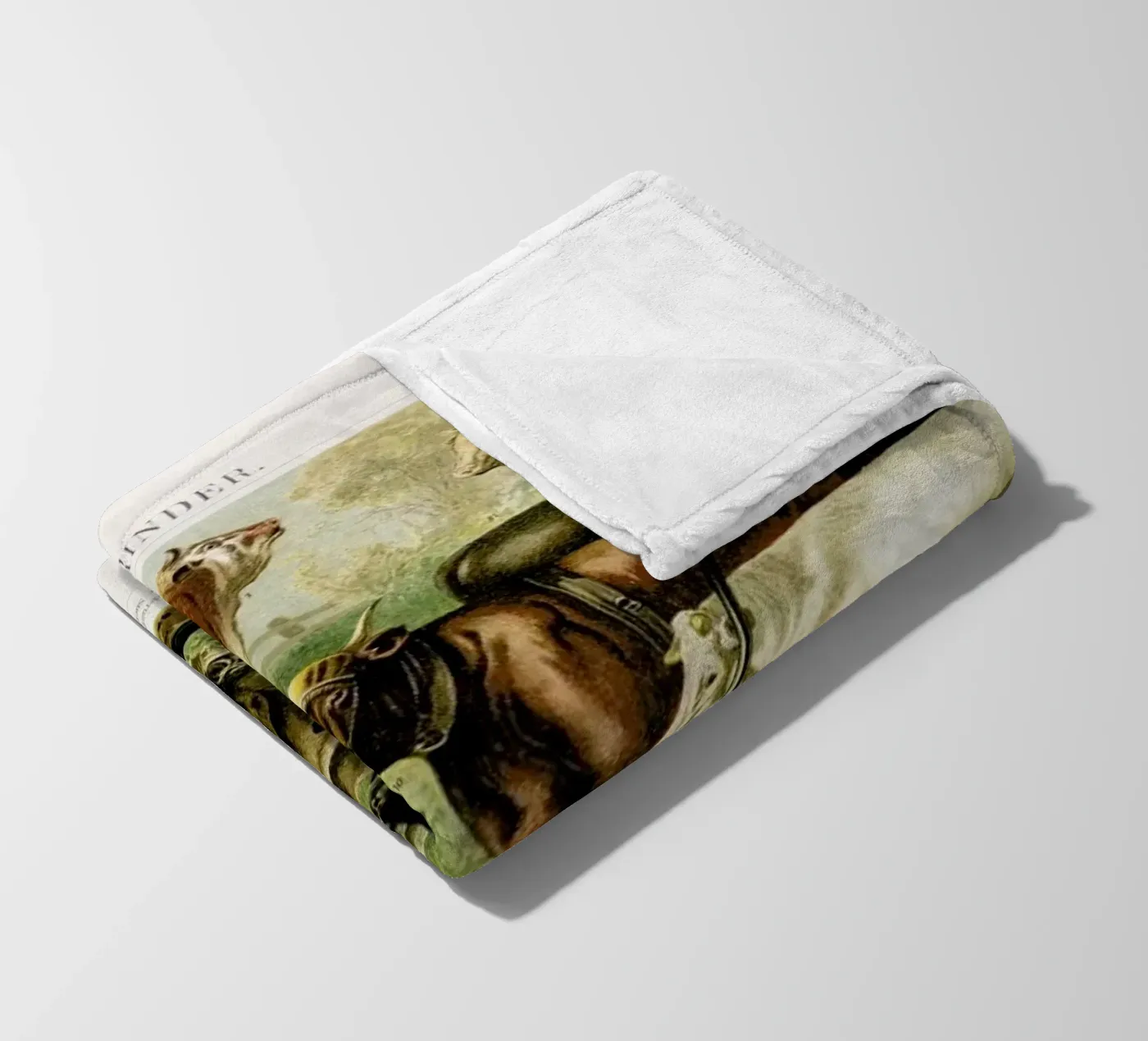 Herd plaid polaire de Flora & Fauna