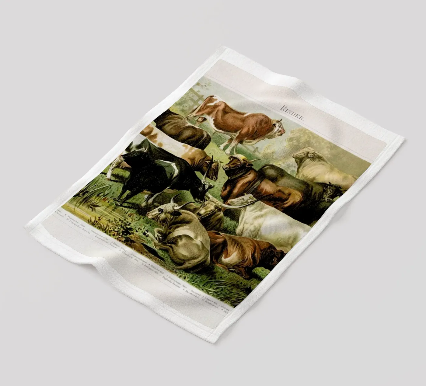 Herd plaid polaire de Flora & Fauna