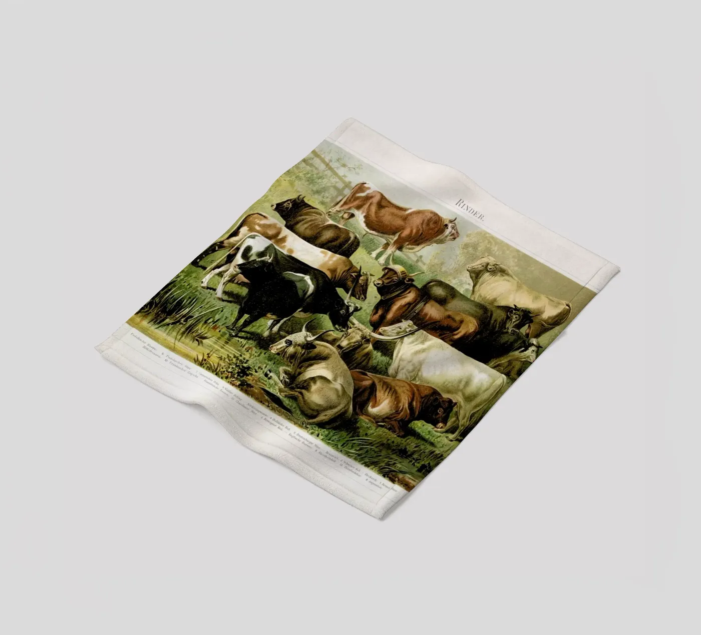 Herd plaid polaire de Flora & Fauna